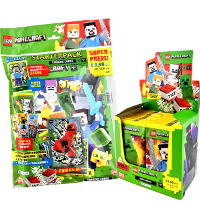 Lego Minecraft Serie 1 Trading Cards - Starterpack + caja de 50 sobres