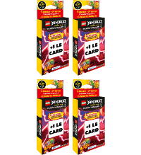 Lego Ninjago Serie 10 Blutmond Trading Cards - las 4 Eco-Blister