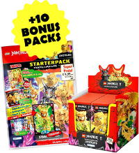 Lego Ninjago Serie 8 Trading Cards - Starterpack + caja de 50 sobres + 10 Bonus Packs