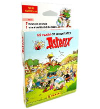 Panini Astérix 65 años de aventuras Cromos - Eco-Blister de 7 sobres + 1 LE Card