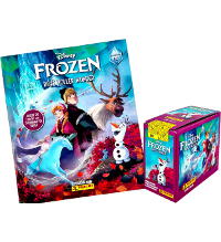 Panini Disney Frozen Maps of Wonder Sticker - Álbum alemán + Caja