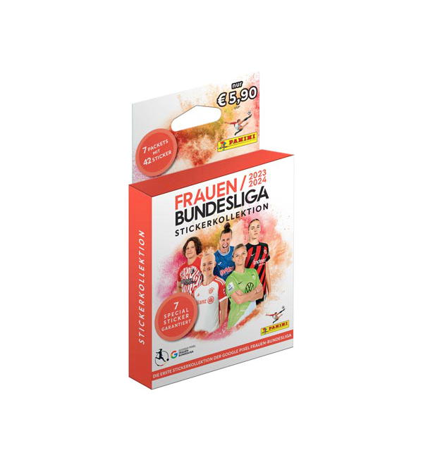 Panini Frauen Bundesliga 2025/26 Sticker Album + 15 Tüten – Offizielles Sammelset Für Fußball-Fans