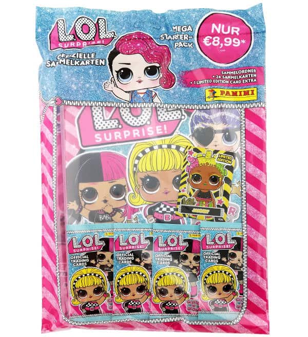 Panini LOL Surprise Glitter N Glow Trading Cards Starter Pack