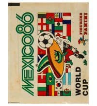 Panini Mexico 86 sobre - caja versión WM 1986