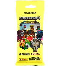 Panini Minecraft 4 CHALLENGES (2025) Trading Cards - Fatpack Booster