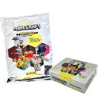 Panini Minecraft 4 CHALLENGES (2025) Trading Cards - Starter-Pack + Caja de 18 sobres
