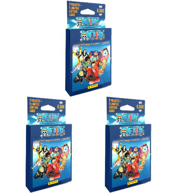 Panini ONE PIECE – Road To Egghead : Blister 12 Pochettes + 1 Offerte (65 Stickers) – Collection Complète Sagas Wano & Egghead