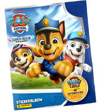 Panini Paw Patrol - Search & Rescue Cromos - Álbum alemana