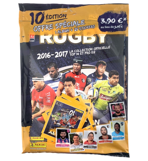 Boîte - PANINI - Rugby Top 14 2025/2026 - 50 pochettes - 250 stickers
