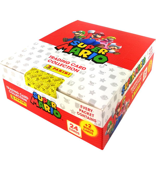 thumbnail image 2 of 2022 Panini Super Mario TCG Factory Sealed Booster Box – 144 Cards Imported 2 of 6