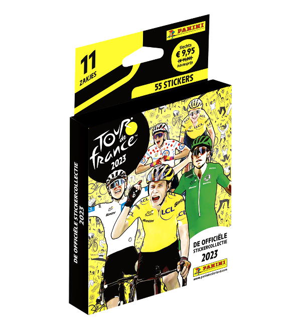 Panini Tour de France 2022 Sticker - Eco-Blister mit 11 Tüten
