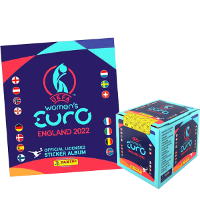 Panini Women's Euro 2022 Cromos - Álbum + 1 Caja de 50 sobres