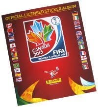Panini Women's World Cup Canada 2015 cromos álbum vacío