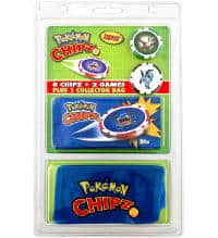 Pokemon Chipz - Starter-Blister con 10 Chips + Collector Bag