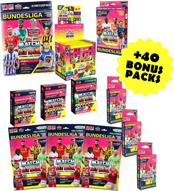 Topps Bundesliga Cromos 2022/2023 - Mega-Bundle