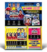 2019-20 Topps Match Attax Champions League Cards Multi-Pack Set 60 Cards + 2 Limited Edition Cards