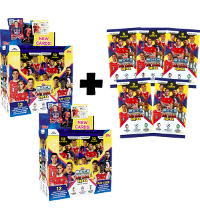 Topps Champions League Match Attax EXTRA 2022/23 - 2 Cajas + 5 Extra Packs