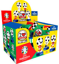 Topps I love Football - UEFA EURO 2024 Collectible Figures - Caja de 16 Booster Packs