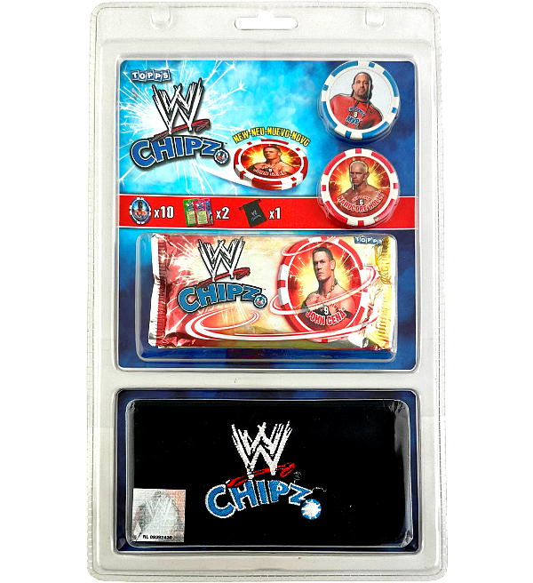 Topps WWE Wrestling Chipz Serie 3 Starter Blister Con 10 Chips 