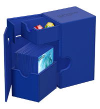 Ultimate Guard Flip'n'Tray Deck Case 80+ XenoSkin Monocolor - Azul