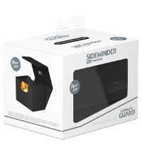 Ultimate Guard Sidewinder 80+ Xenoskin Monocolor Deck Box - Negro