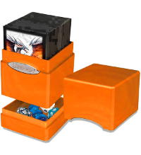 Ultra Pro Satin Tower - Hi-Gloss Deck Box Pumpkin